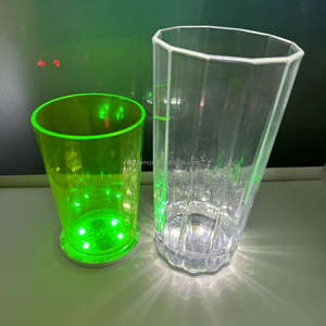 Posavasos de acrílico LED transparente, soportes para bebidas iluminados coloridos, impermeables para uso diario o festivales como Diwali y Ramadán - Product Image 5