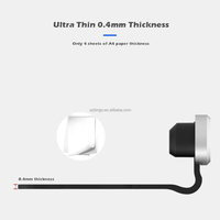 Nouvelle conception de bouchon anti-poussière en alliage d'aluminium pour téléphone portable, type C USB C Lightning, pour smartphones et tablettes