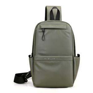 Sac bandoulière multifonctionnel léger et durable en nylon avec doublure en polyester et fermeture éclair pour commande en gros mixte - Product Image 3