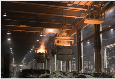Heavy Duty QDY Foundry Crane Metallurgy Double Girder Overhead With Hook