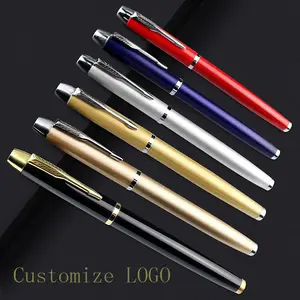 Luxury High-grade Metal Pen And Steel Pole Ballpoint Pen With Logo Customized Wholesale