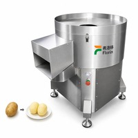 Commerciële automatische roestvrijstalen fruit- en groenteschiller, elektrische aardappel- en wortelschilmachine
