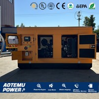 Générateur diesel silencieux de type boîte industrielle, monophasé et triphasé en option, ATS (commutateur de transfert automatique)