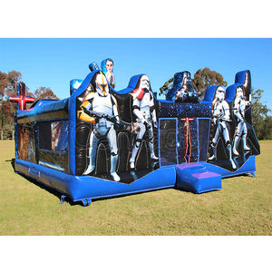 บ้านลมเป่าลมรูปปราสาทสตาร์วอร์สพร้อมสไลเดอร์ สำหรับเช่าจัดงานปาร์ตี้ พร้อมเครื่องเป่าลม - Product Image 2