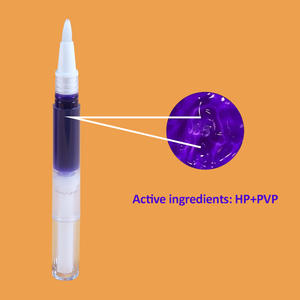 Résultat de blanchiment instantané et blanchiment des dents durable 2 ml Correcteur de couleur violet + Stylo gel blanchissant HP - Product Image 1