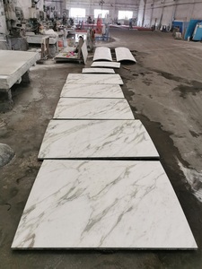 Honed Thin Calacata Gold Marble Stone Composite <strong>Aluminum</strong> <strong>Honeycomb</strong> Wall <strong>Panel</strong> Tiles - Product Image 4