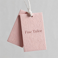 Étiquettes personnalisées imperméables holographiques de luxe en papier de haute qualité pour vêtements avec logo personnalisé et options roses