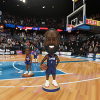 2025 nouvelle résine artisanat joueur de basket-ball Sculpture Bobble tête modèle décoration de la maison Figurine ornements Art Souvenir Sport cadeaux