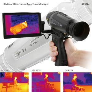 QCNV QCx325 monokular pencitraan termal, jangkauan 1500M resolusi 384x288 pelacakan Hotspot Laser 50Hz halus - Product Image 4
