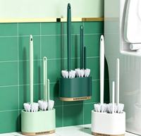 Kit de brosse WC Easy Buy avec support mural, nettoyeur de cuvette de toilettes, accessoire de nettoyage pour salle de bain domestique