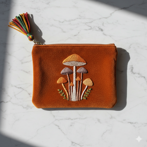 Women Girls Fashion Nylon Fabric Jewelry <b>Storage</b> Multifunction Foldable Cosmetic <b>Bag</b> Zipper Closure Waterproof - Product Image 2