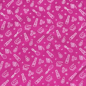 Usine 70D * 70D 210T léger froissé Nylon taffetas maille imprimé jouet poupée dessin animé vêtements - Product Image 5