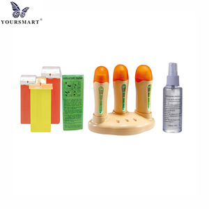 Kit épilatoire pour femme, 3 pièces, pour épilation des poils, cartouche chauffante, appareil à cire, rouleaux, 1 kit - Product Image 3
