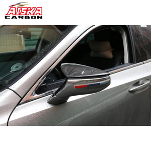 Coque de rétroviseur en fibre de carbone AISKA LHD à clipser, pièce automobile pour Lexus ES IS LS RC 2018+ - Product Image 2
