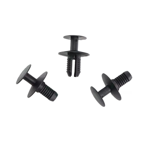 Garniture d'aile en nylon noir pour voiture Garde-boue Auto Attaches et clips en <span class=keywords><strong>plastique</strong></span> <span class=keywords><strong>Rivet</strong></span> extensible pour <span class=keywords><strong>BMW</strong></span> BENZ - Product Image 2