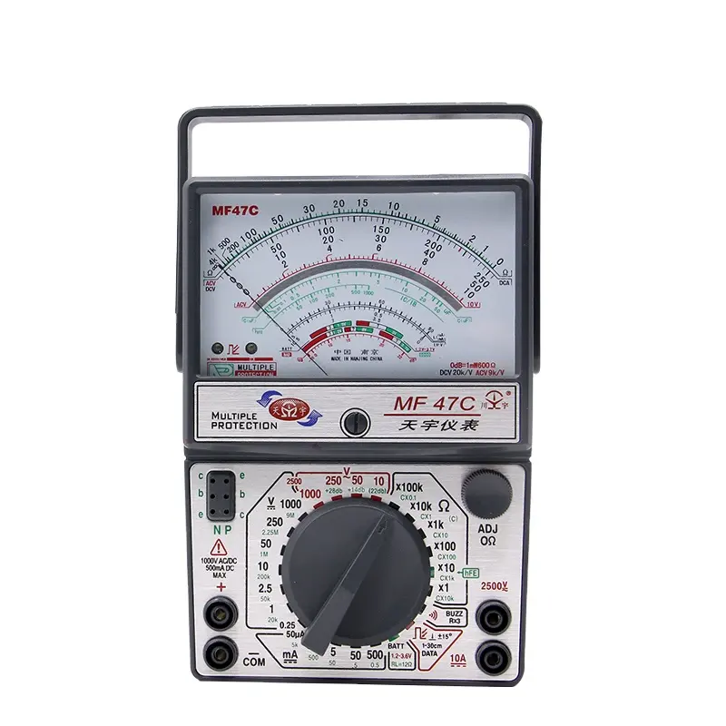 MF47F \ MF47C \ 47T Pointer Multimeter Hoge Precisie Mechanische Multimeter Externe Magnetische Type