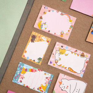 Blocchetti Adesivi Rettangolari Creativi Serie Cartoni Animati, 48 Fogli Multicolore, Prezzo Basso Diretto dalla Fabbrica - Product Image 3