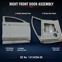 Ensemble de porte avant droite 13134394-00, panneau de porte de remplacement neuf pour BYD Song PLUS