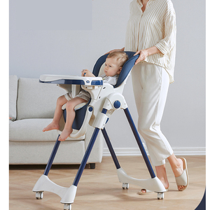 Ròng Rọc Gấp Gọn Thiết Kế Một Cú Nhấp Chuột Ghế Cao Kéo Đẩy Dễ Dàng Ghế Trẻ Em Ghế Cho Bé Ăn - Product Image 5