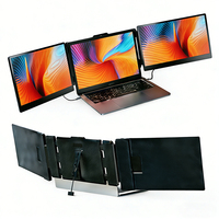 Nouveau produit 2025 S2 Écran LCD double 14 pouces FHD 1080P IPS Moniteur portable extensible pour ordinateur portable
