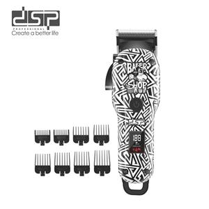 Cortadora de Pelo Profesional Dsp 4000M Ah con Batería de Iones de Litio, Pantalla Digital, para Uso Doméstico, con 8 Peines - Product Image 1