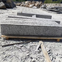 Pilier en pierre de granit gris naturel G603 de Chine, durable et écologique, avec garantie de 5 ans pour le jardin