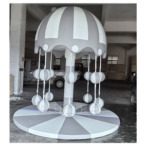 Manège Électrique Tout Blanc Personnalisé de Haute Qualité avec Coussins Souples pour Enfants – Équipement de Jeu Doux pour Enfants - Product Image 2