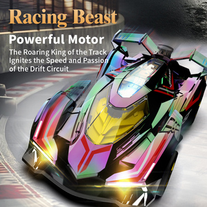 Voiture de course à dérive à pulvérisation 4 roues motrices KDS-YDJ-D914, couleur holographique laser, 2,4 G, une voiture, une fréquence, lumière cool, portée de 30 à 50 m - Product Image 3