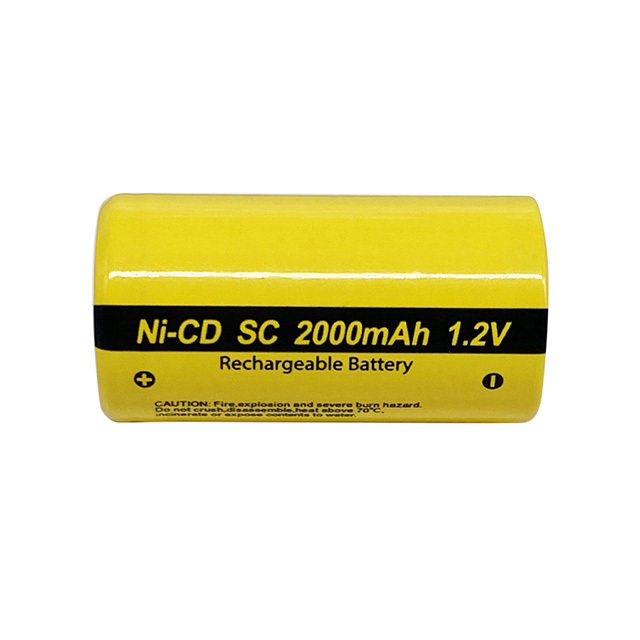 PKCELL Ni-cd 1.2v sc Size 2000mah Rechargeable Battery With Large Capacity