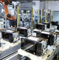 Ligne de production de fours à micro-ondes, ligne d'assemblage d'appareils électroménagers, machine de fabrication semi-automatique personnalisée