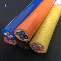 Cable de alimentación del robot pineline, cable submarino rov, gran oferta