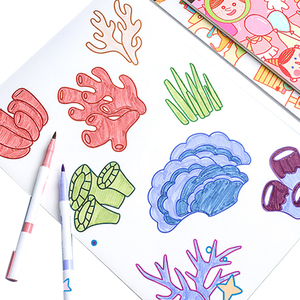 Las fábricas de personalización de libros de tapa dura ofrecen servicios de impresión offset para libros de pegatinas de dibujo para niños con grapas. - Product Image 5