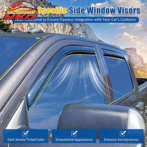 Viseras para Ventanas, Deflectores de Lluvia, Tipo In-Channel, para Dodge Ram 1500 2500 Crew Cab 09-25 - Product Image 3