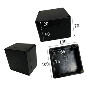 صندوق توصيل كهربائي خارجي مقاوم للماء من البلاستيك الأسود ABS للمشاريع الكهربائية - Product Image 6