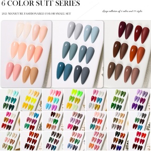 JTING Nouvelle Collection de Vernis à Ongles en Gel 6 Couleurs à Dissoudre, Conception OEM, Marque Privée, Vente en Gros, Fournisseur Professionnel de Produits pour Ongles - Product Image 3