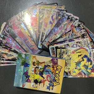 Carte Pokémon Anime la plus vendue en feuille d'or - Modèle AL0823 Origine Guangdong Carte Monstre Magique Monstre de type Elf Pet - Product Image 5