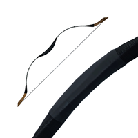 Arc et flèches traditionnels en peau de serpent noir et blanc de 40 livres pour la chasse en plein air et l'entraînement au tir, matériau époxy, sports