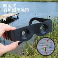 Jumelles de pêche HD à zoom, lunettes montées sur la tête, approvisionnement transfrontalier Chine