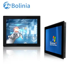 Wholesale 17 Inch J1900 Quad Core 4G+128G Industrial Computer X86 All In 1 Pc Embedded Panel PC With Win10 Wifi