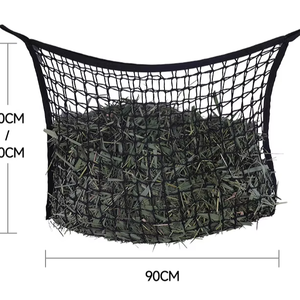 Duurzame Goede Kwaliteit Pp & Polyester <span class=keywords><strong>Slow</strong></span> Feed Hooi <span class=keywords><strong>Net</strong></span> Hooi Tas Voor Dieren Nieuwe Versie Titel - Product Image 1