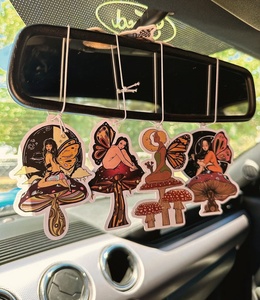 Désodorisant de voiture en papier personnalisé avec logo, parfumé, en gros, prix usine, carte parfumée pour cadeau promotionnel - Product Image 5