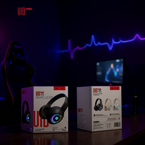 Casco Bluetooth Wireless Headset Over Ear Noise Cancelling With Led <b>Light</b> For <b>Gaming</b> And Music - Product Image 2