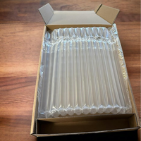 Caja de Envío para Portátiles con Carpetas para Portátiles de 13 a 15.6 Pulgadas, Cartón Corrugado Reciclable, Laminación Mate y Grabado en Relieve