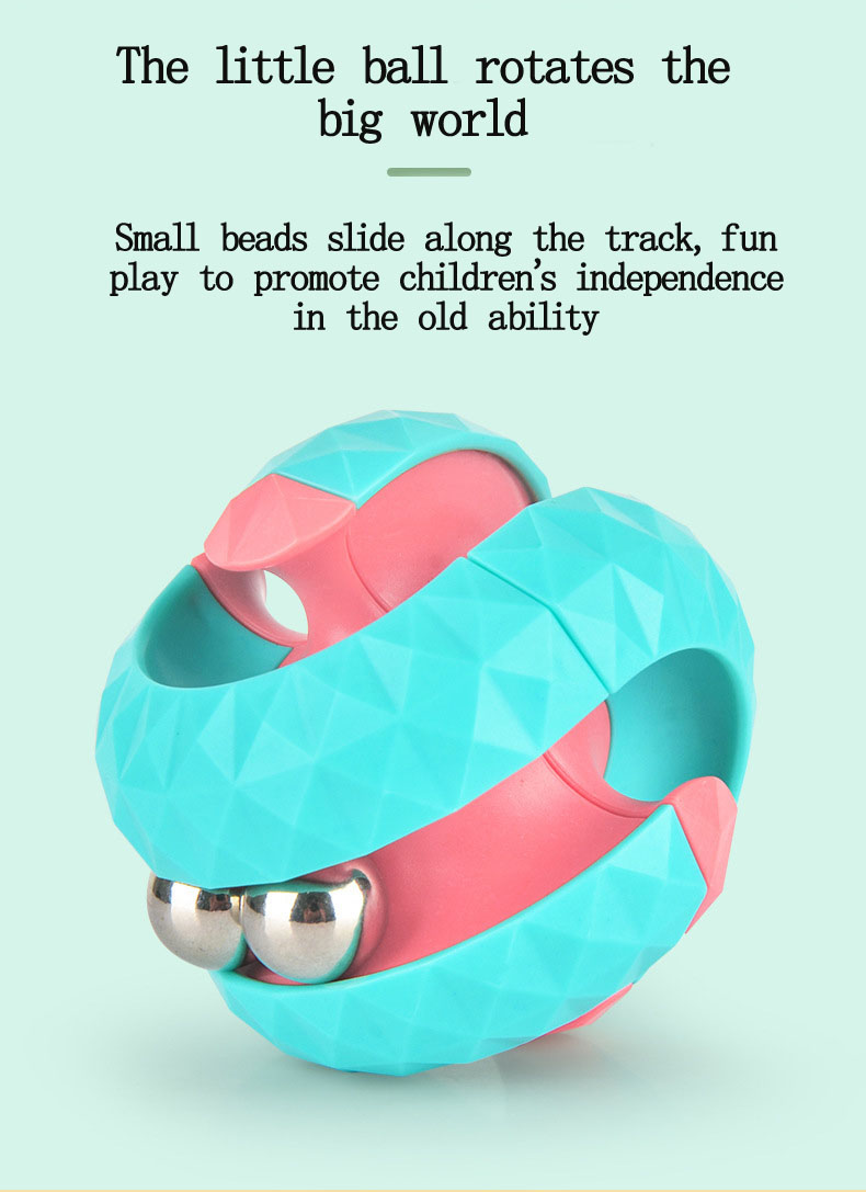 2022 Amazon's most popular decompression orbital gyro toys fidget bead orbit with 4 kinds of color for adult and kids Gifts