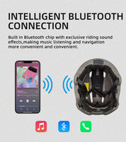 Casco de Ciclismo Personalizado Directo de Fábrica, Casco Inteligente de Seguridad para Adultos, Casco de Ciclismo con Luz LED para Carretera para Hombre