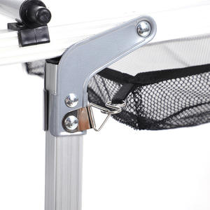 Table de camping réglable en hauteur Rouleau d'oeufs en aluminium Table de pique-nique pliante IGT - Product Image 4