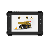 Tablet PC Industrial Resistente de 7 Pulgadas con GPS, 4G, BT, IP67, Android 13 y 4 Entradas de Cámara AHD para Seguridad en la Operación de Camiones Mineros