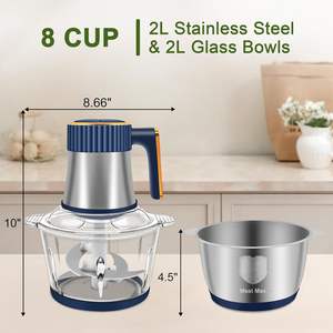 Picadora de Carne Eléctrica de 5L para Uso Doméstico y Hotelero, Acero Inoxidable Duradero con Motor de Cobre, Fácil de Usar, Esencial para la Cocina - Product Image 2