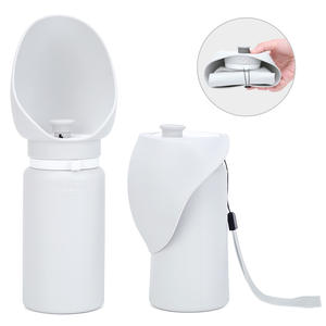 गर्म बिक्री व्यक्तिगत नए डिजाइन पोर्टेबल सिलिकॉन पालतू सामान पक्षी पानी डिस्पेंसर चिकन फीडर बिल्ली के कटोरे कुत्ते की बोतल - Product Image 2