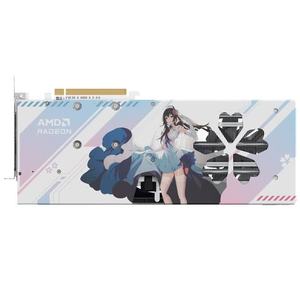 Tarjeta Gráfica Yeston RX 7800 XT 16GB Edición "Sakura Hitomi Hanayome" Nueva, para Transmisión en Vivo, Edición de Video y Juegos - Product Image 3